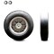 Service Caster 10" x 2.75" Flat Free Hand TRK Dolly Wheel Only w/2.25" Offset Hub&Ball Bearings SCC-SNB10275-OPR-2.25HL-BRGKIT - alternate 1
